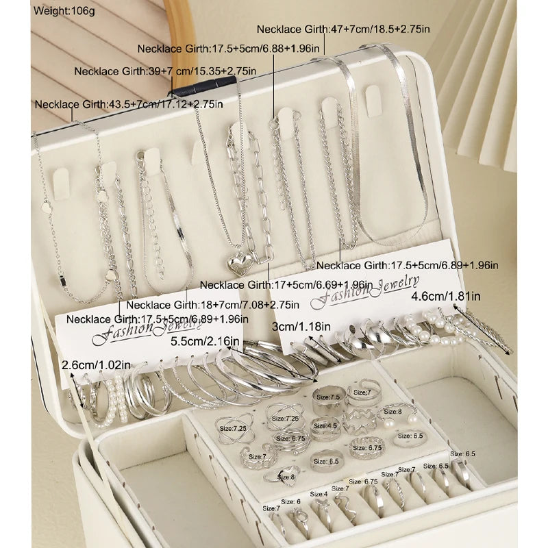 54 Pcs/Set Vintage Daily Wear Jewelry